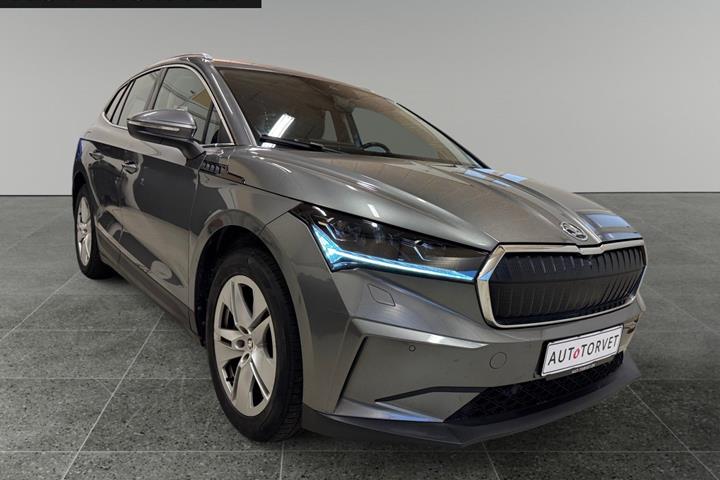 Grå Skoda Enyaq fra 2022