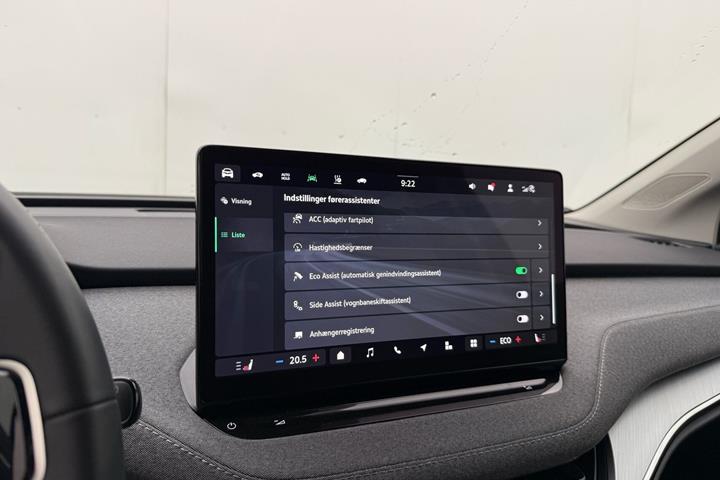 Sort Skoda Enyaq fra 2025