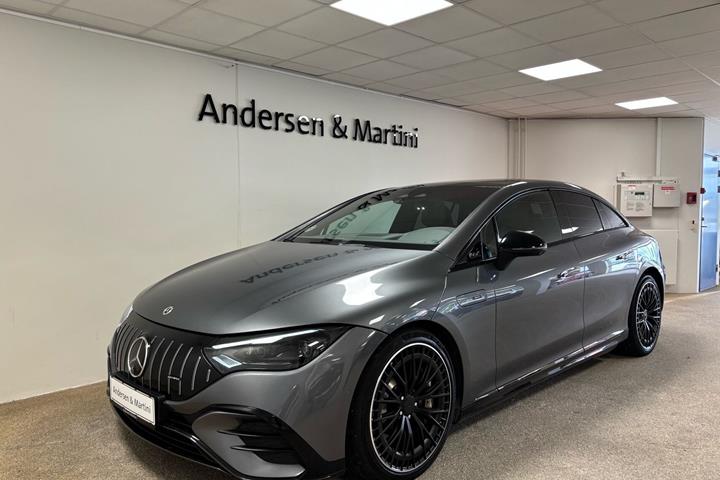 Grå Mercedes EQE 43 AMG fra 2022