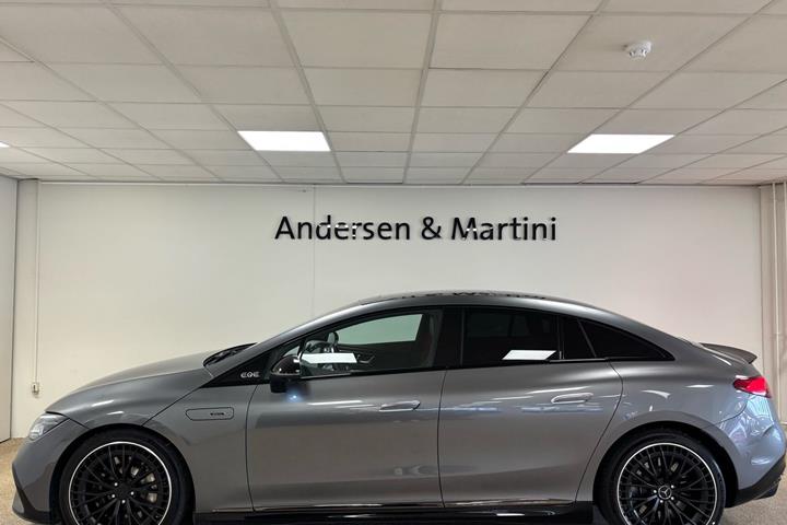 Grå Mercedes EQE 43 AMG fra 2022