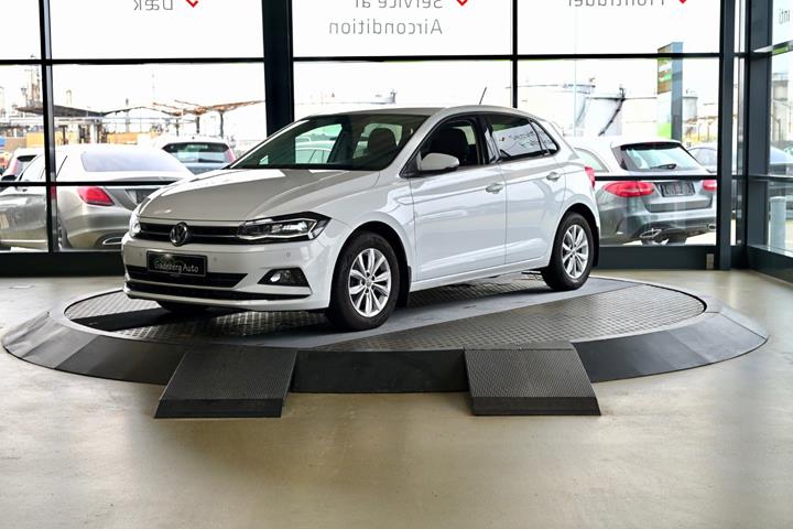Hvid VW Polo fra 2018