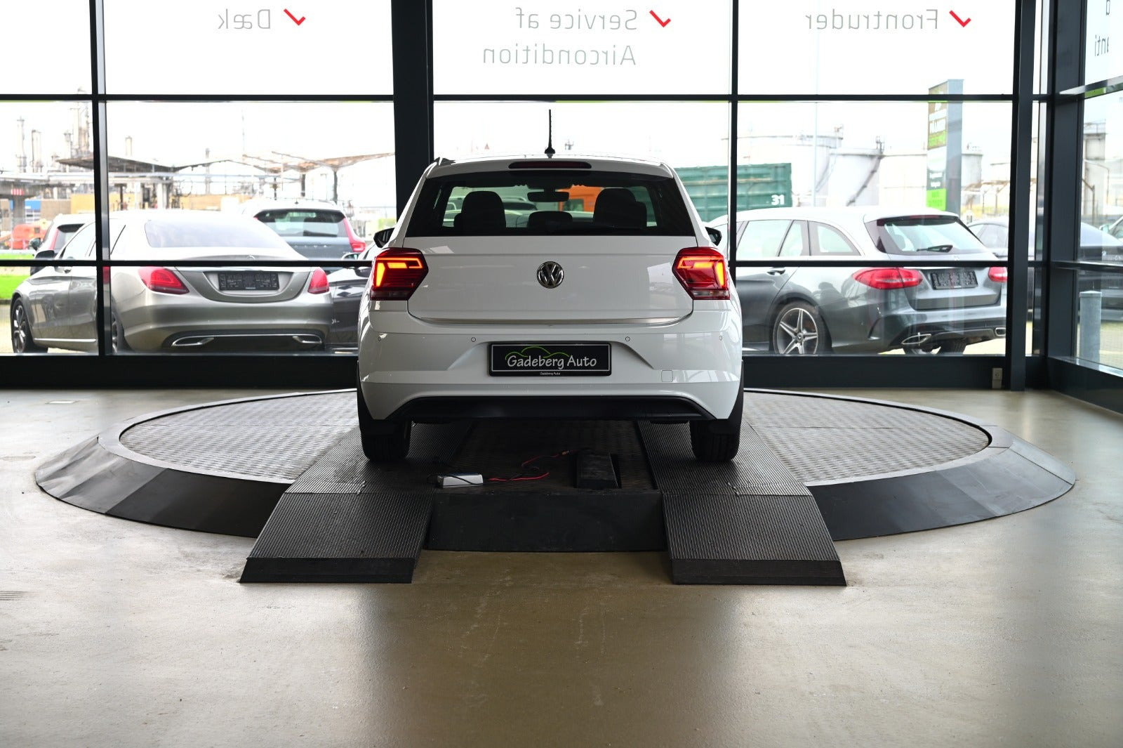 Hvid VW Polo fra 2018
