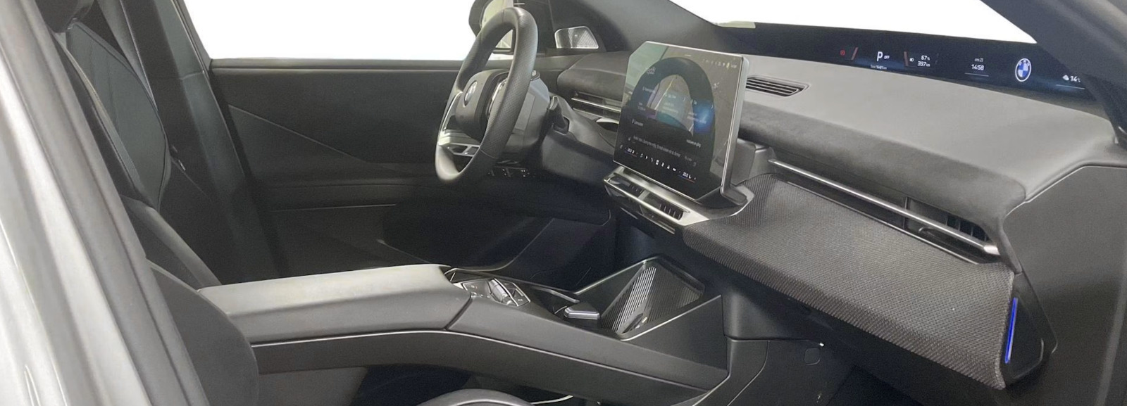 Grå BMW iX3 fra 2026