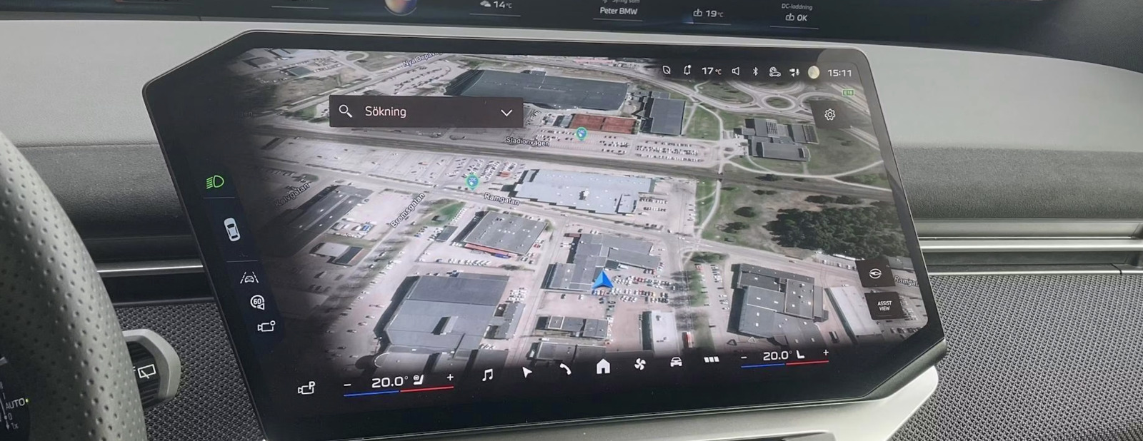Grå BMW iX3 fra 2026