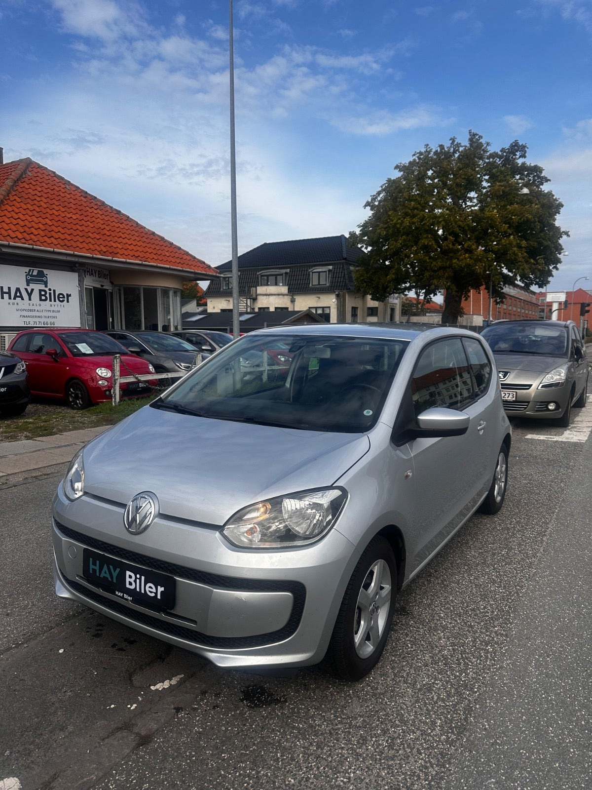 Sølv VW UP! fra 2012