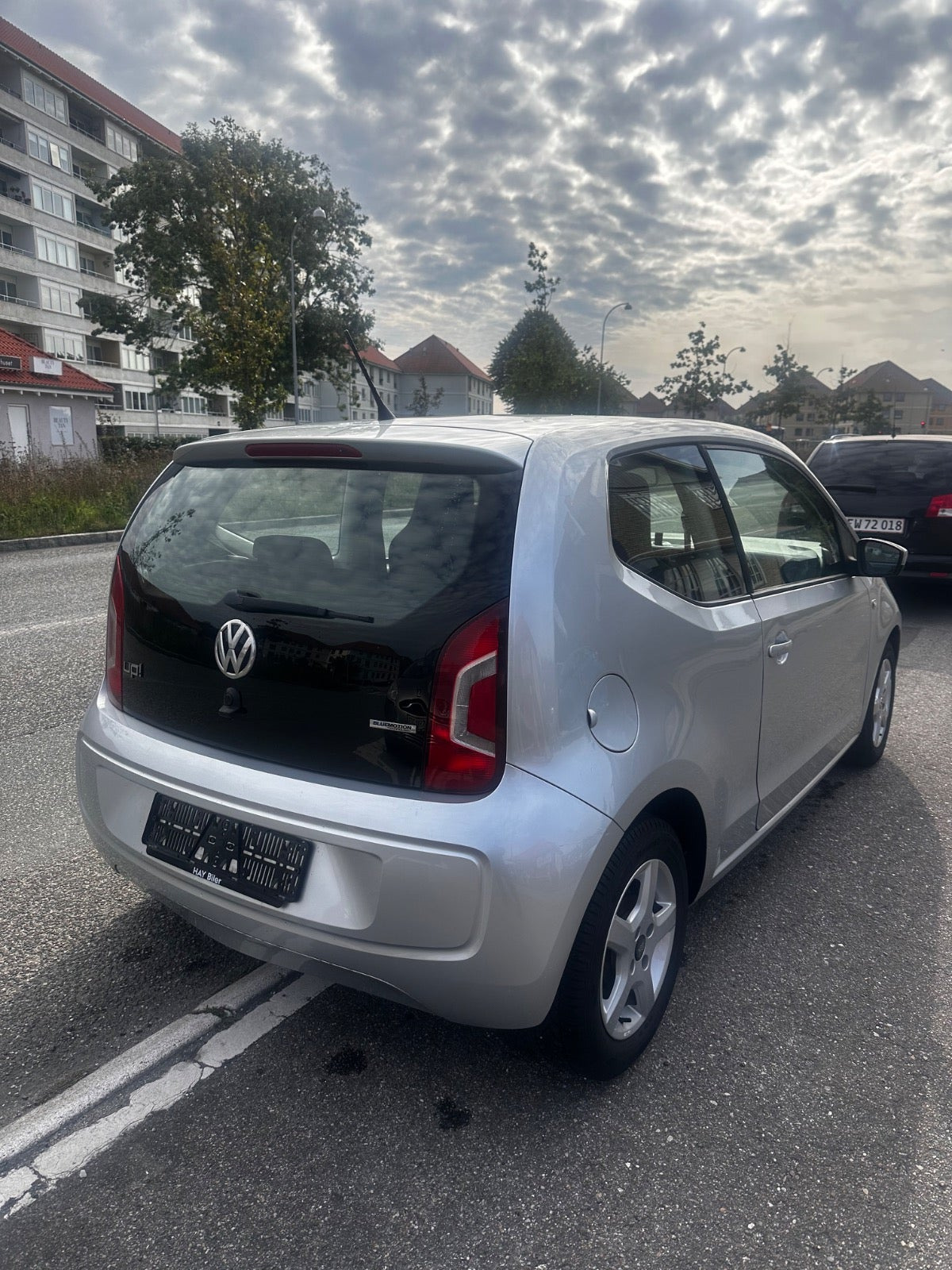 Sølv VW UP! fra 2012