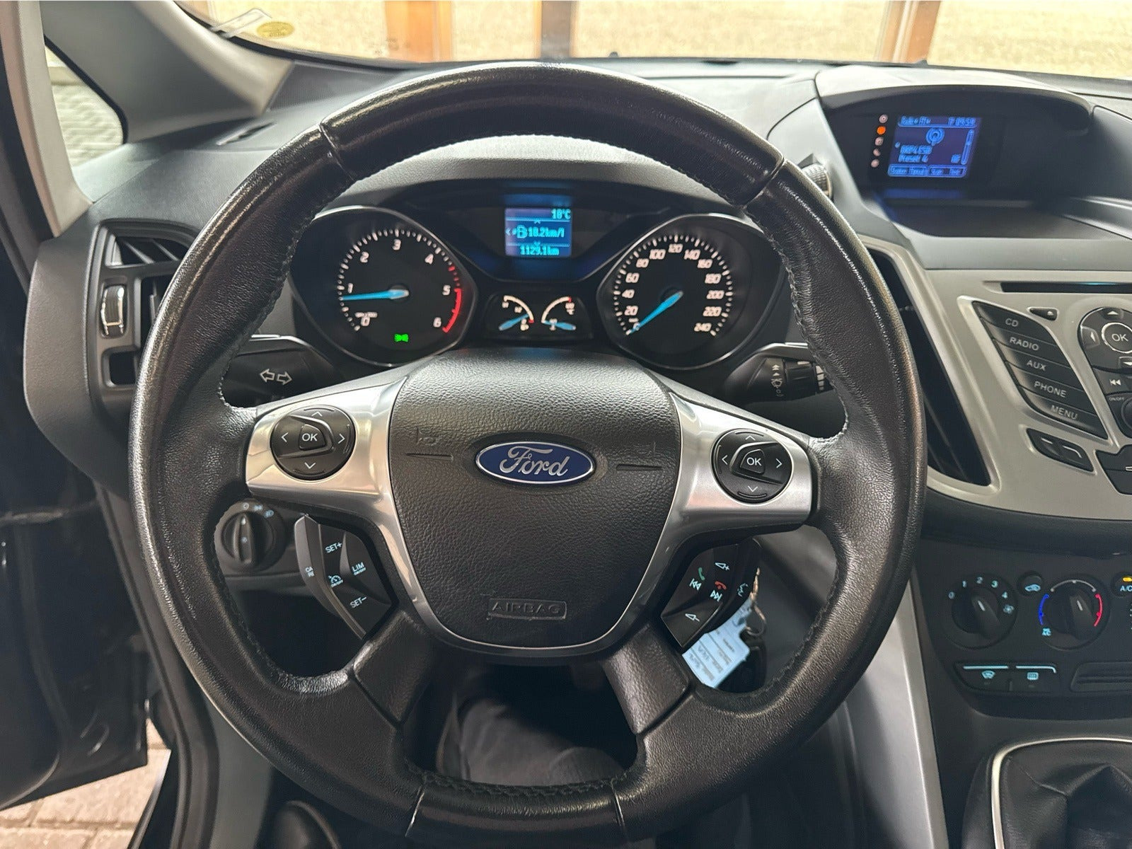 Sølv Ford Focus fra 2012