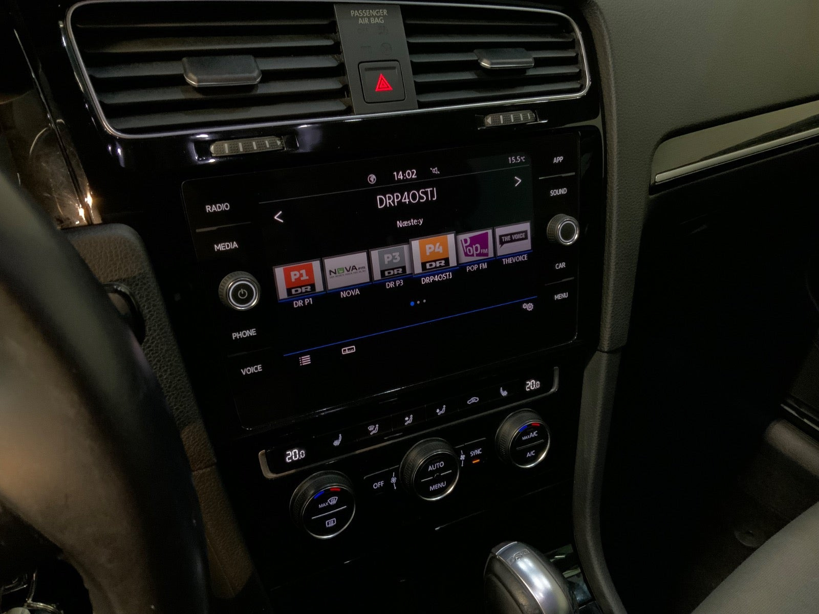 Sort VW Golf VII fra 2019