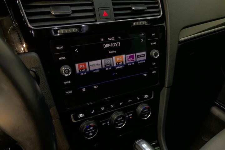Sort VW Golf VII fra 2019