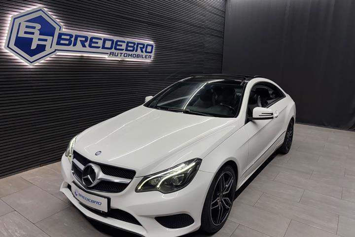Hvid Mercedes E220 fra 2014