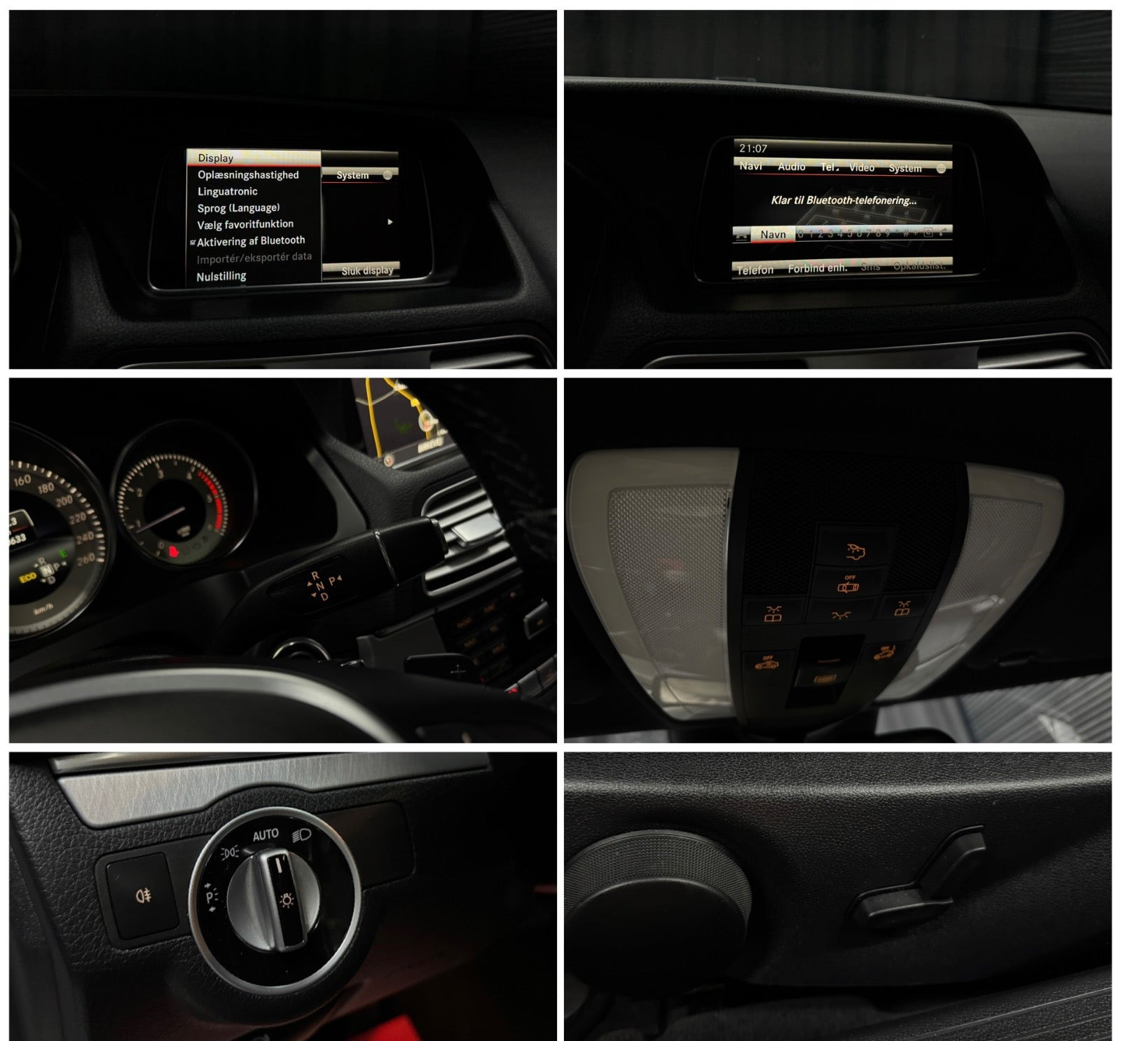 Hvid Mercedes E220 fra 2014