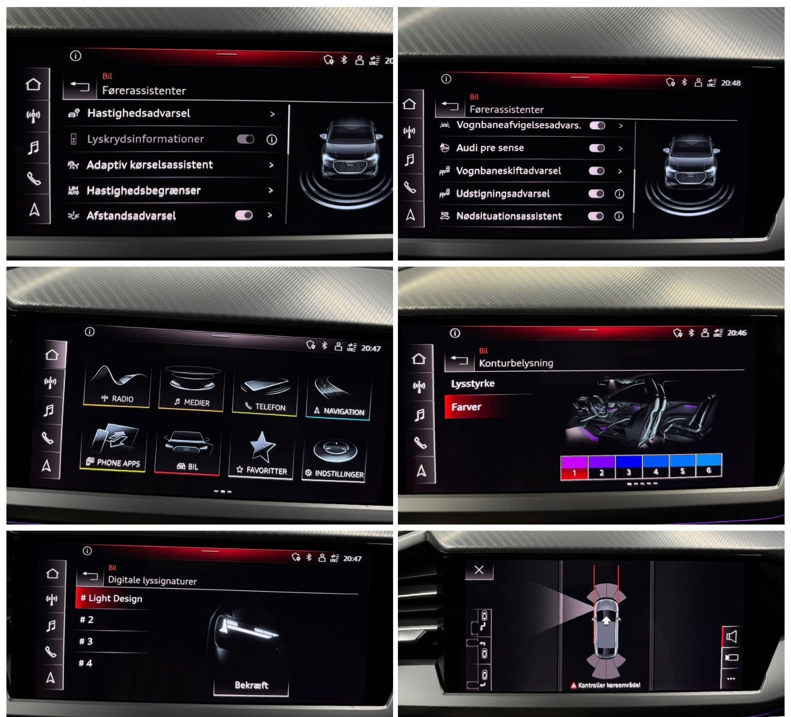 Blå Audi Q4 e-tron fra 2022