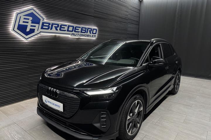 Sort Audi Q4 e-tron fra 2024