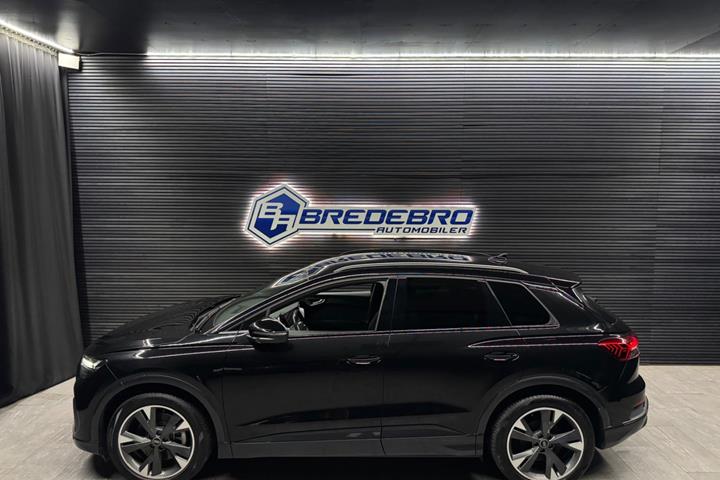 Sort Audi Q4 e-tron fra 2024