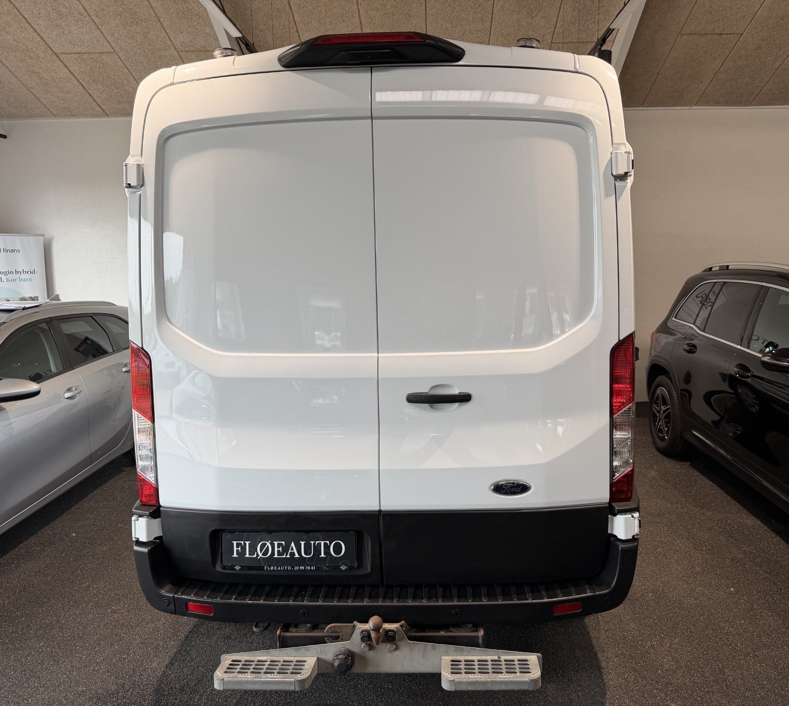 Hvid Ford Transit 350 L2 Van fra 2022