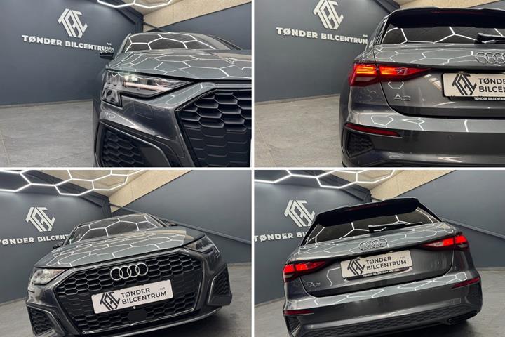 Grå Audi A3 fra 2023
