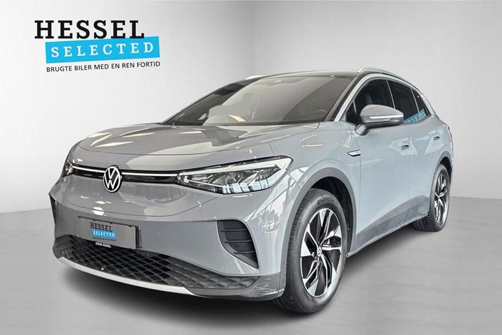Grå VW ID.4 fra 2023 set udefra