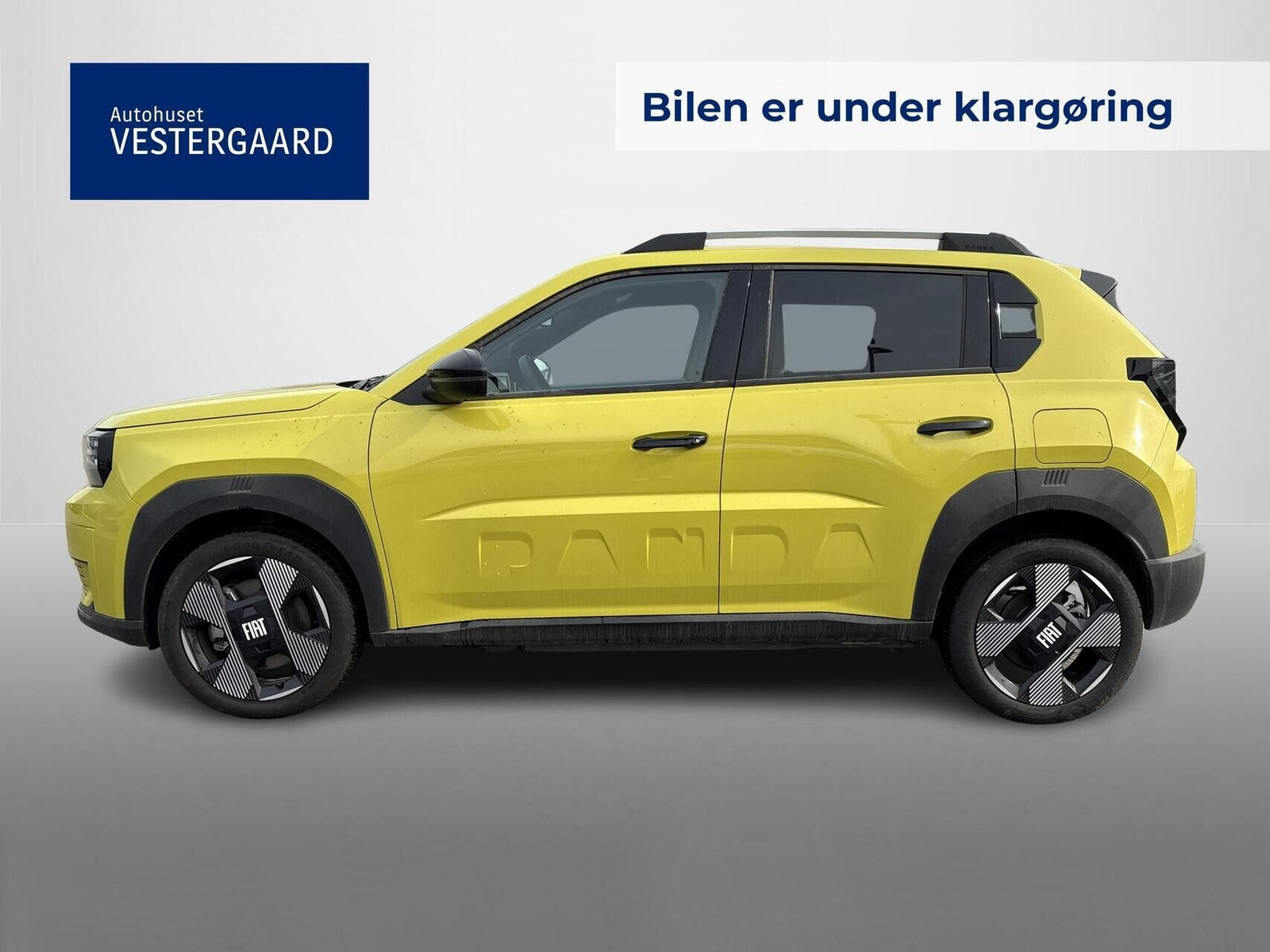 Gul Fiat Grande Panda fra 2025