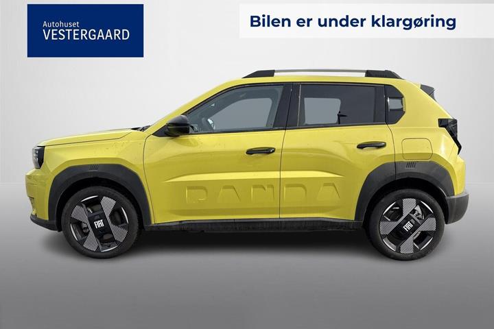 Gul Fiat Grande Panda fra 2025