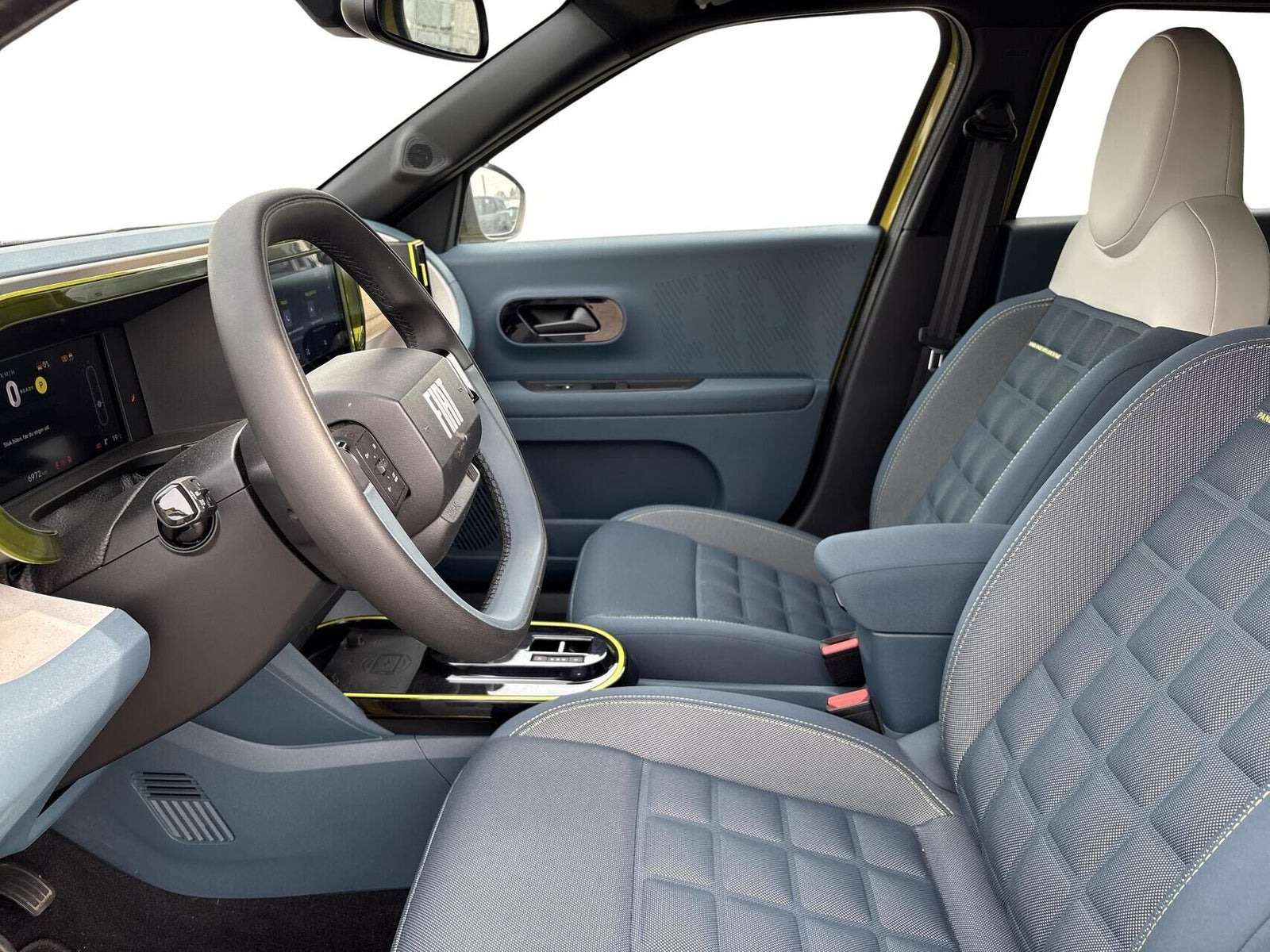 Gul Fiat Grande Panda fra 2025
