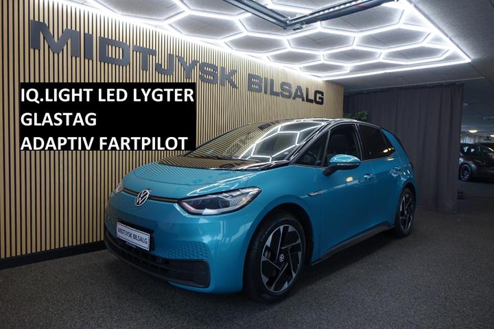 Blå VW ID.3 fra 2021