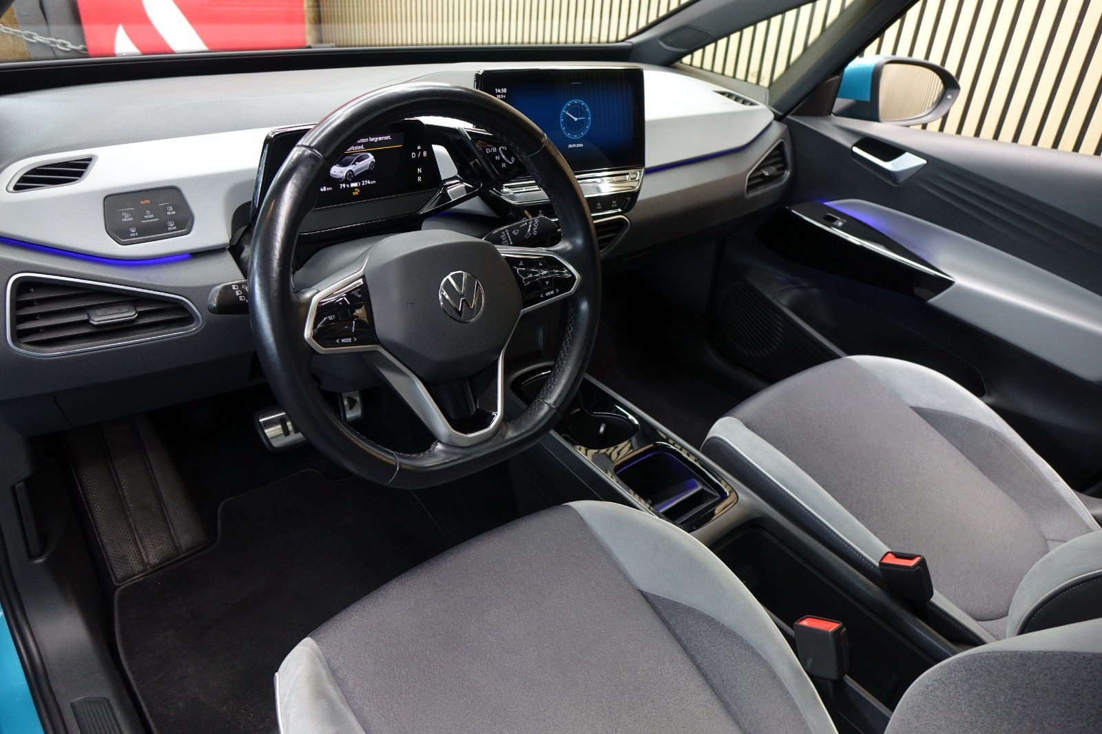 Blå VW ID.3 fra 2021