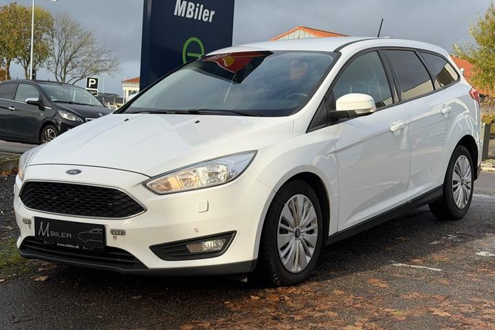 Hvid Ford Focus fra 2018