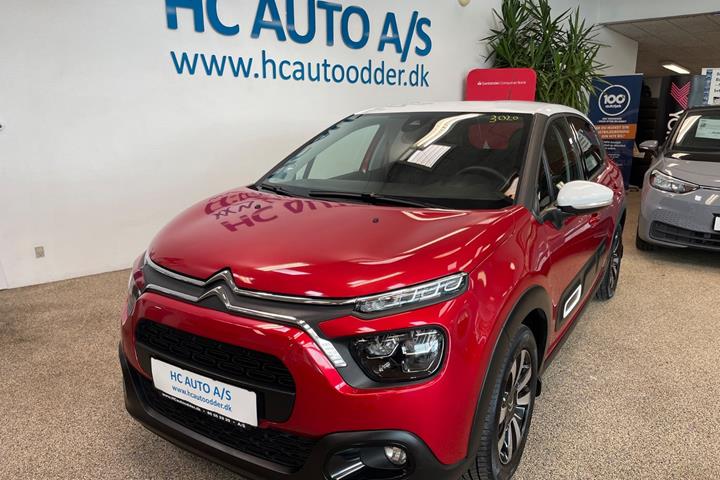 Rød Citroën C3 fra 2021