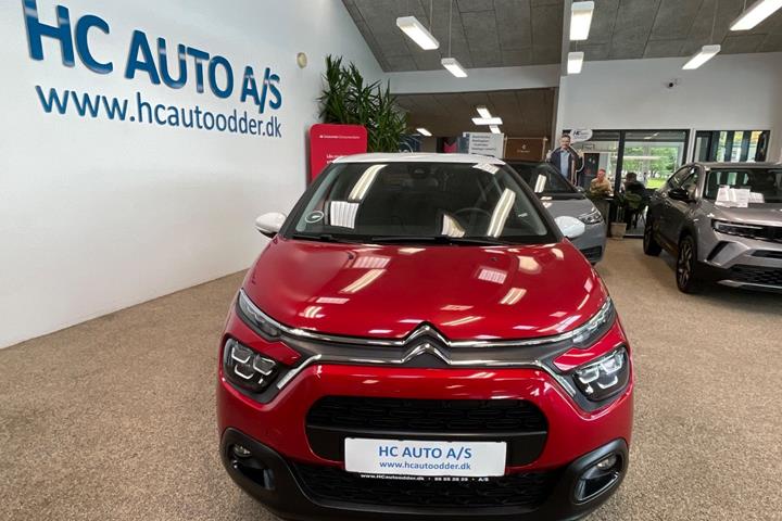 Rød Citroën C3 fra 2021