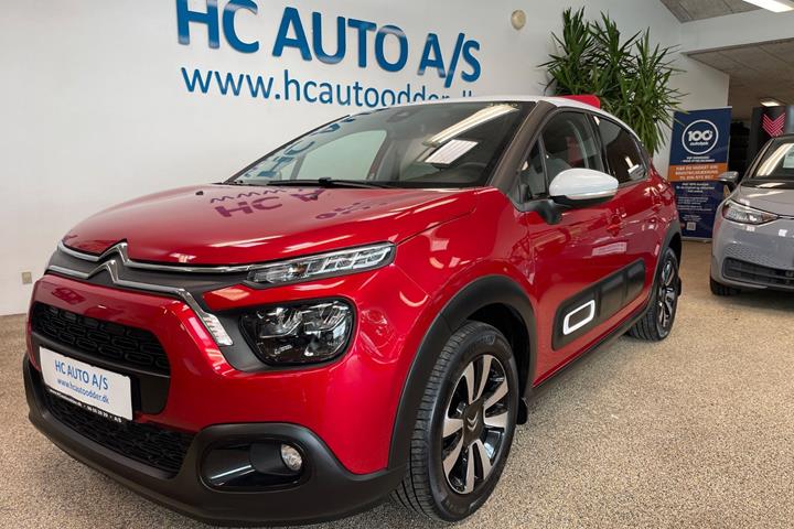 Rød Citroën C3 fra 2021