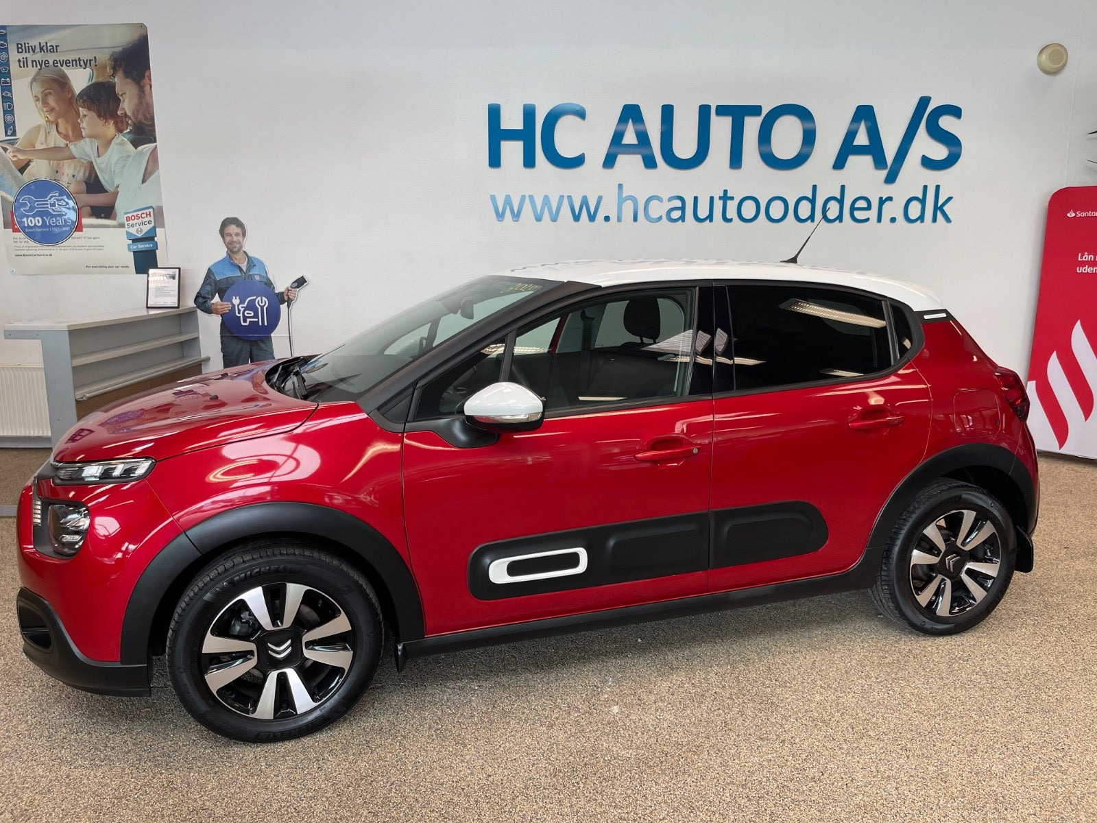 Rød Citroën C3 fra 2021