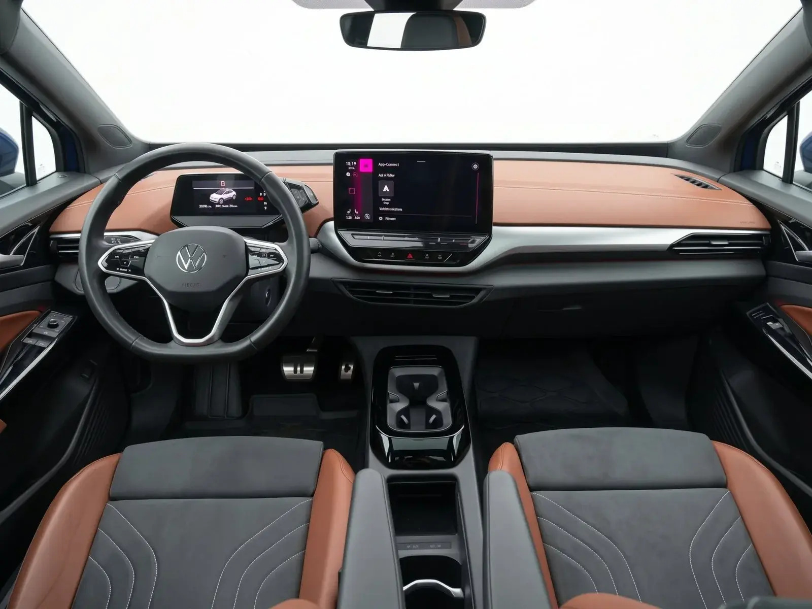 Blå VW ID.4 fra 2021