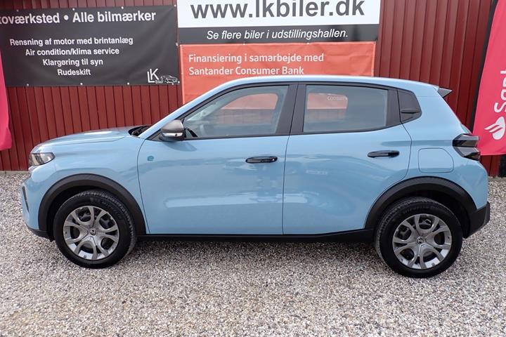 Blå Citroën ë-C3 fra 2024