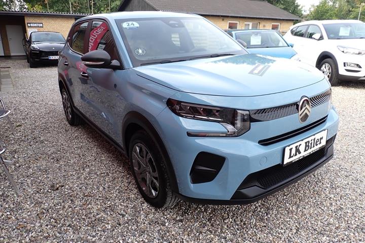 Blå Citroën ë-C3 fra 2024