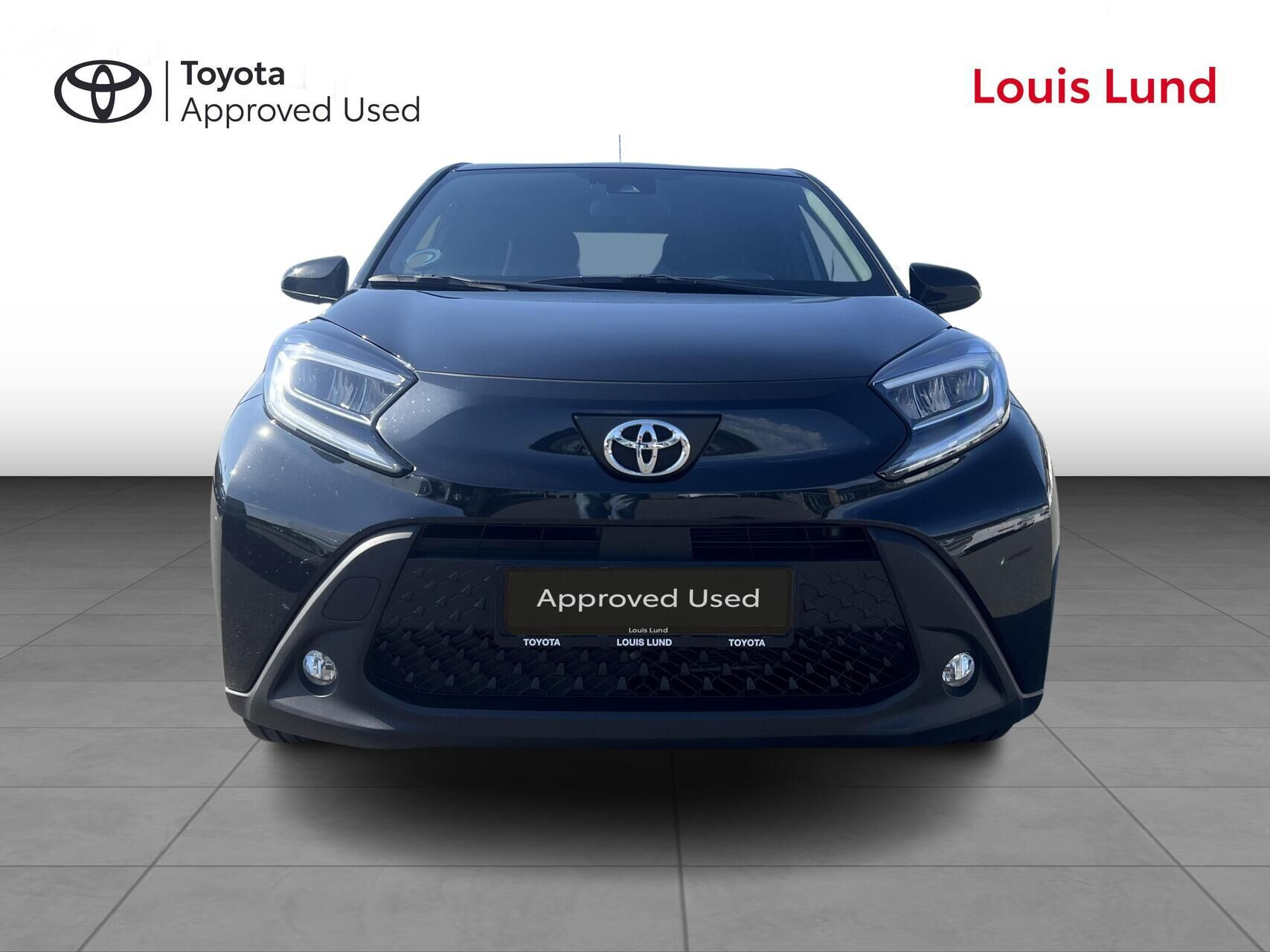 Sort Toyota Aygo X fra 2025