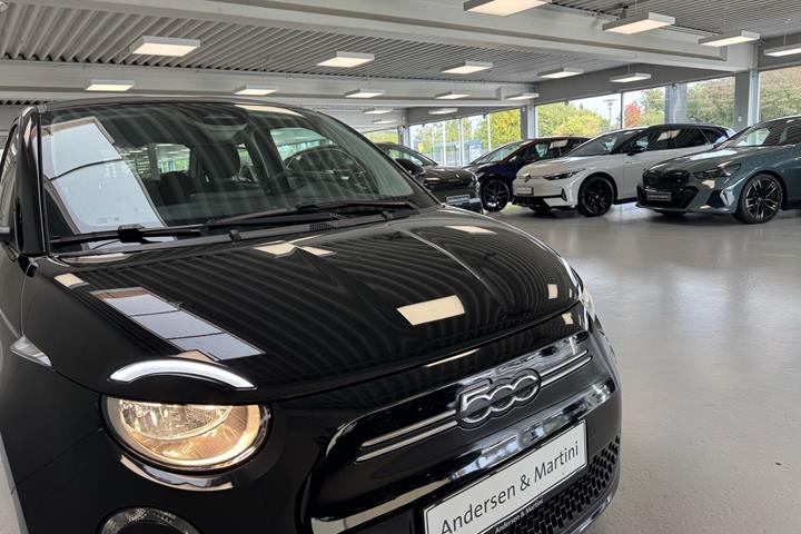 Sort Fiat 500e fra 2023