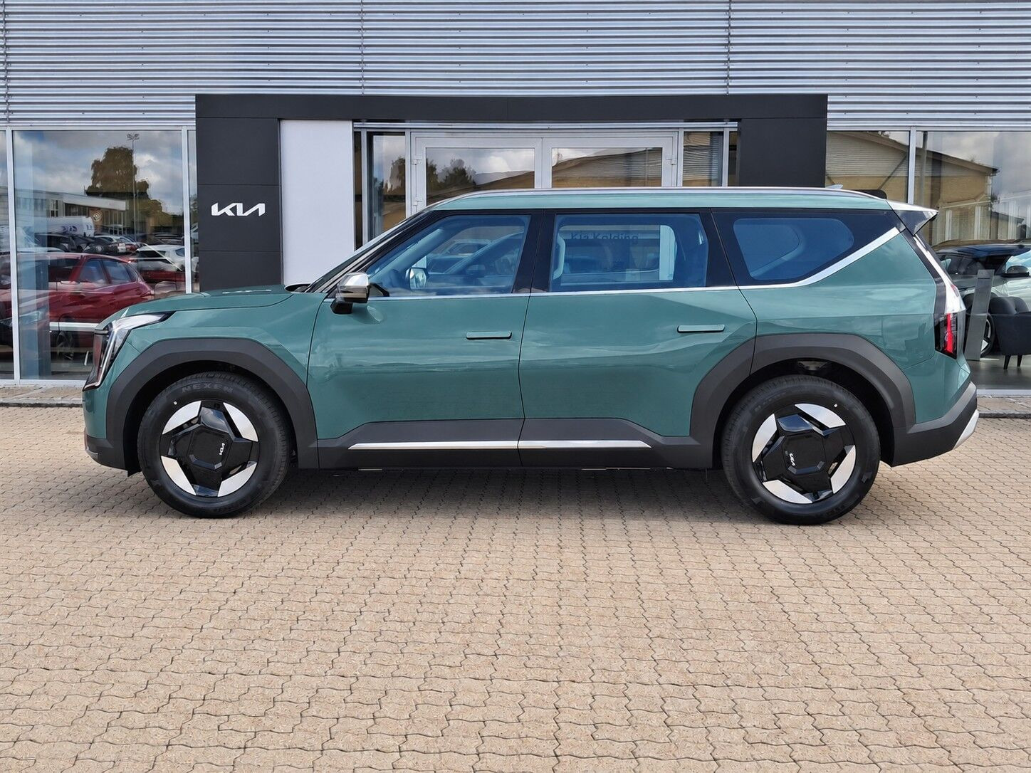Grøn Kia EV9 fra 2027