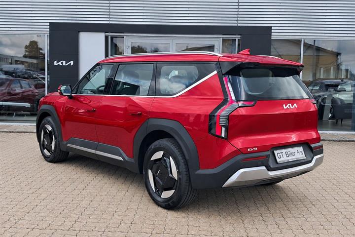 Rød Kia EV9 fra 2027