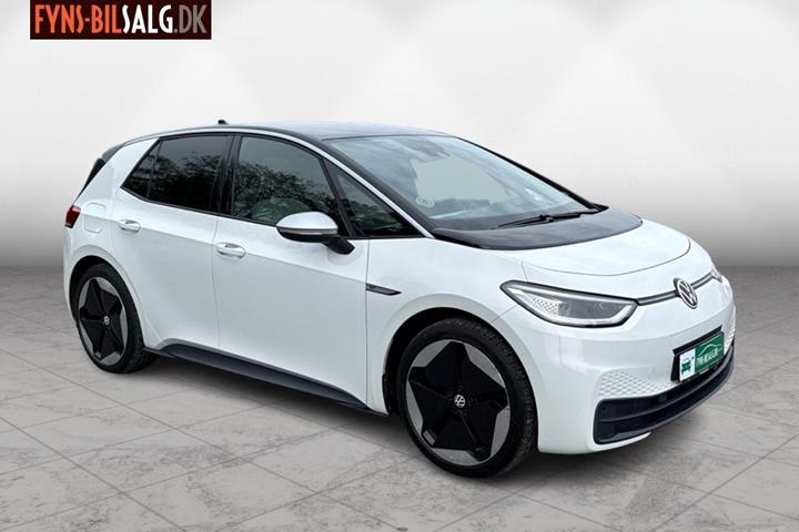 Hvid VW ID.3 fra 2020