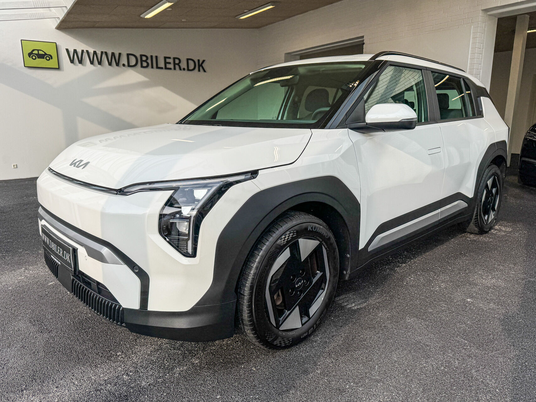 Hvid Kia EV3 fra 2025