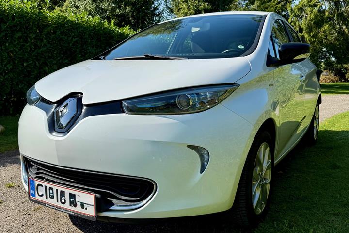 Hvid Renault Zoe fra 2019