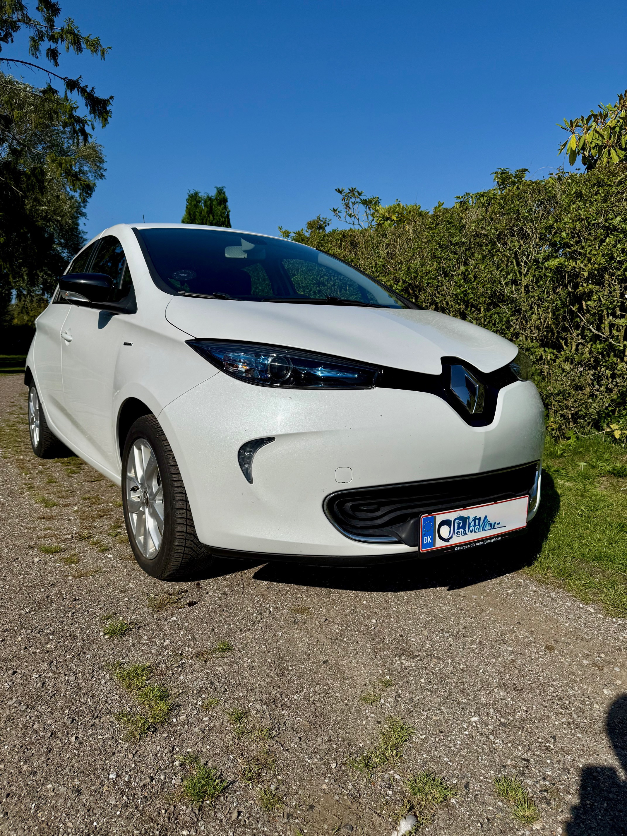 Hvid Renault Zoe fra 2019