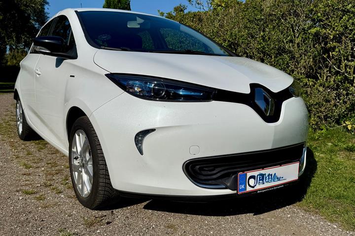 Hvid Renault Zoe fra 2019