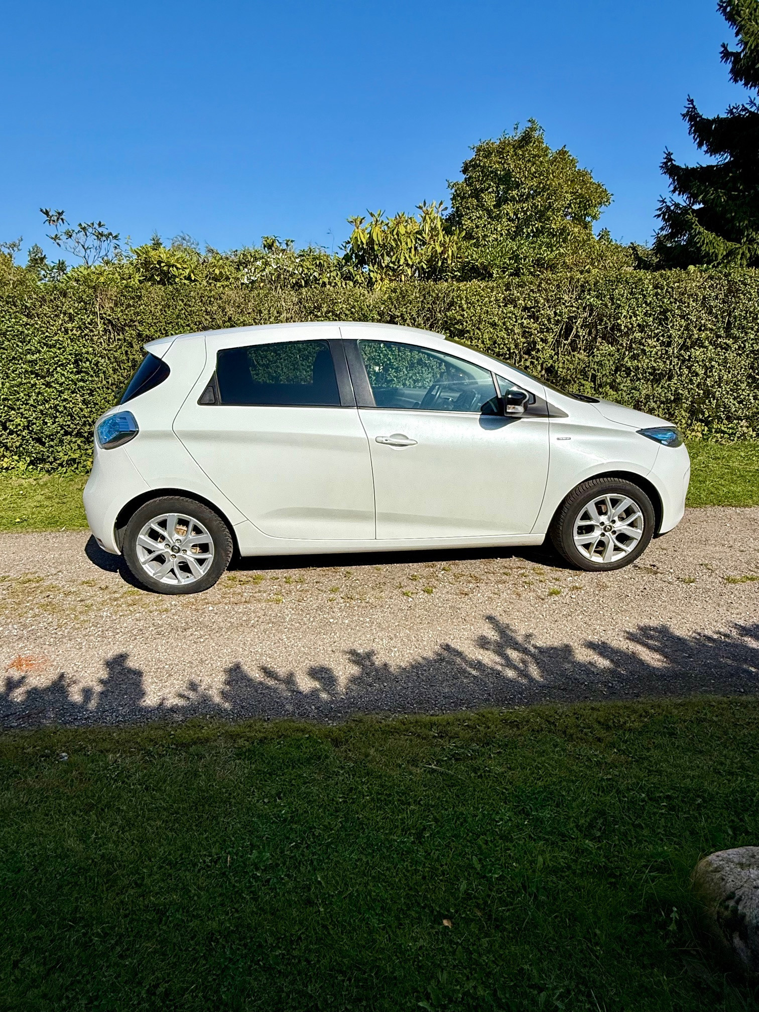 Hvid Renault Zoe fra 2019