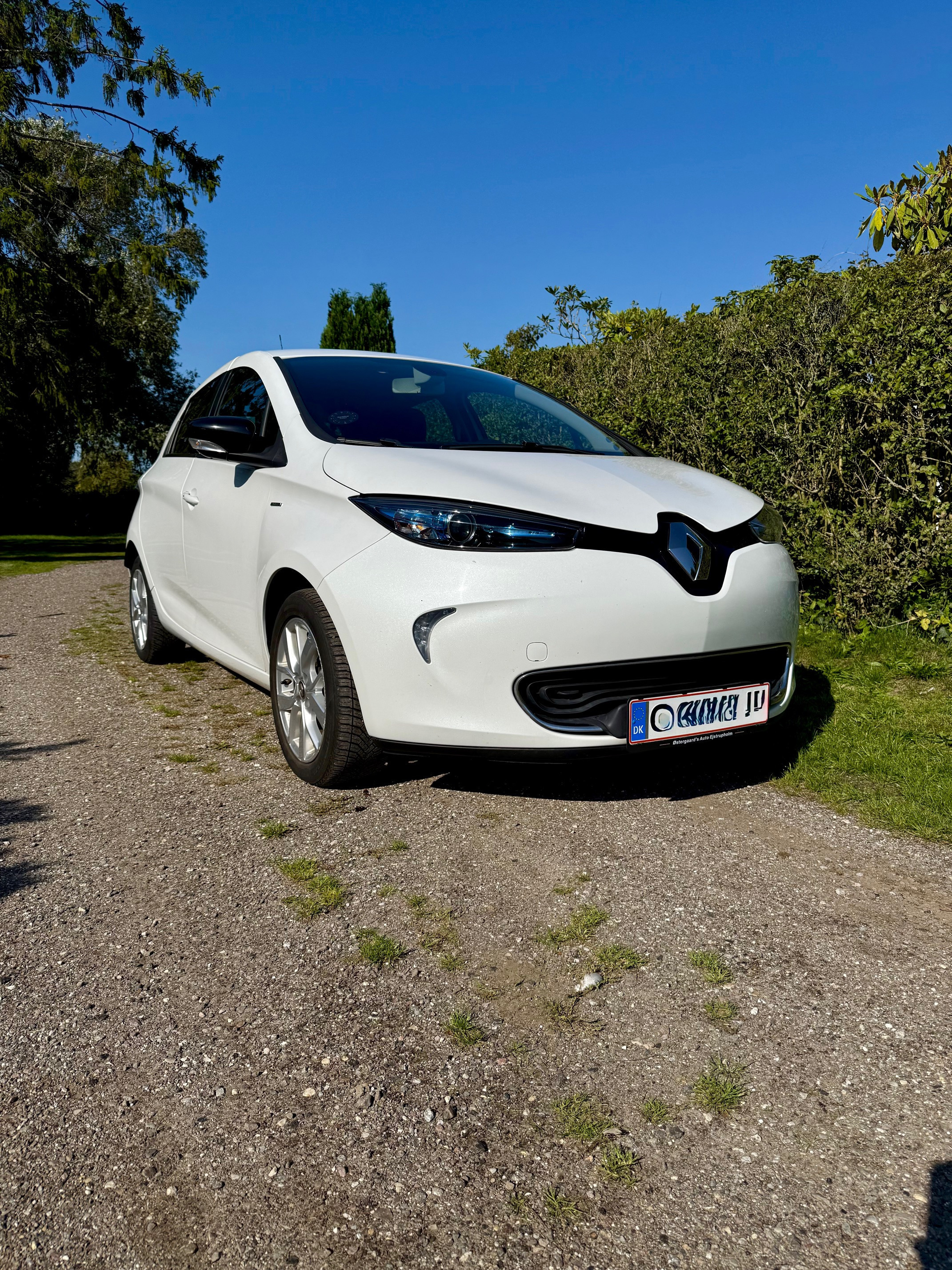 Hvid Renault Zoe fra 2019