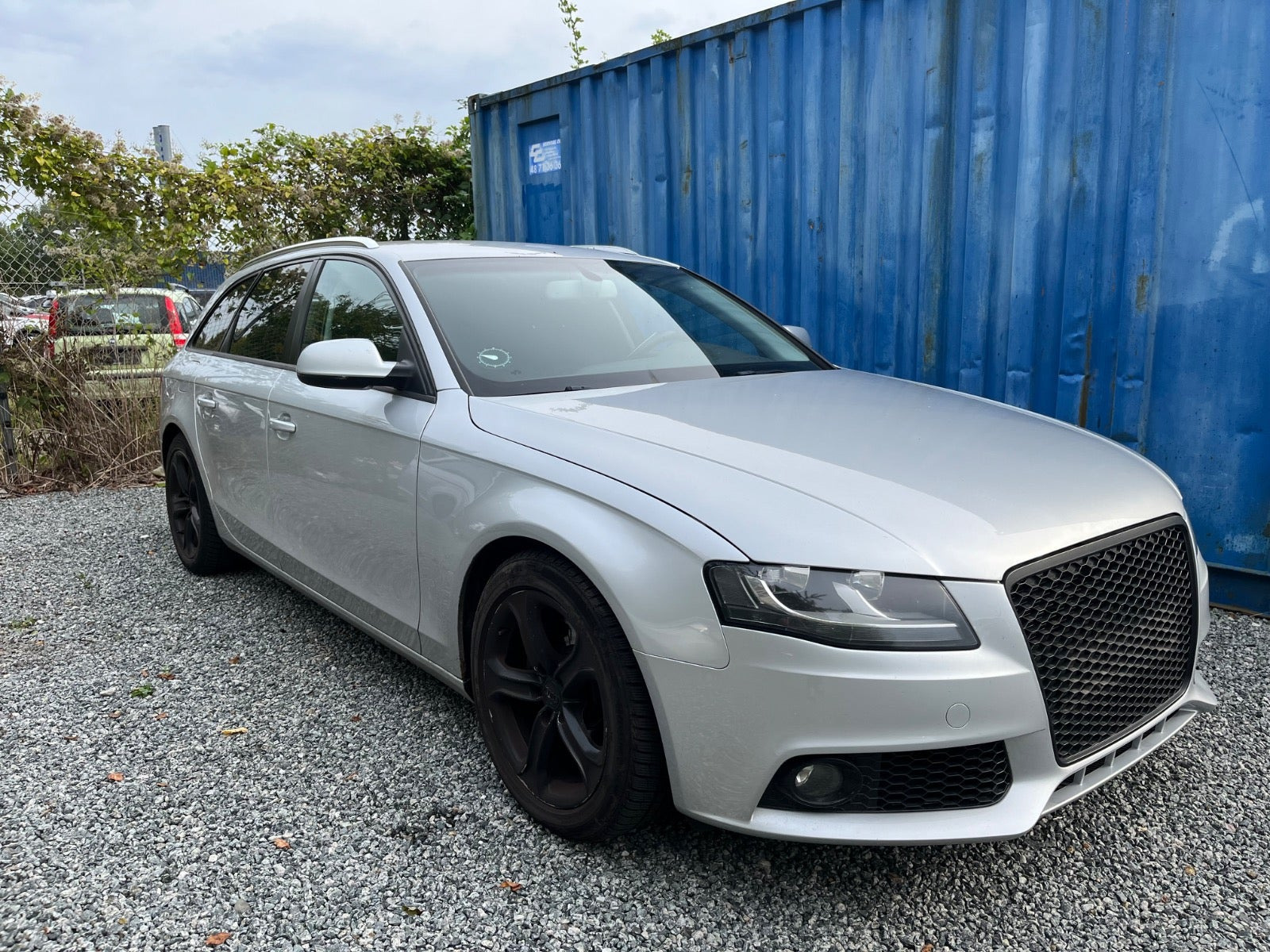 Sølv Audi A4 fra 2011