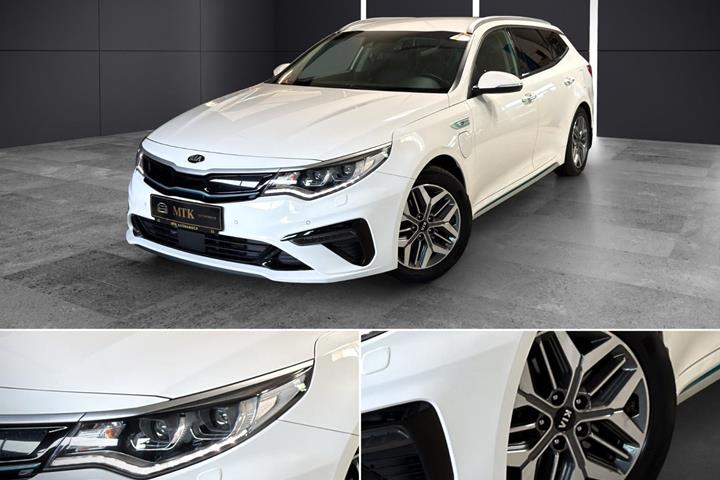 Hvid Kia Optima fra 2020