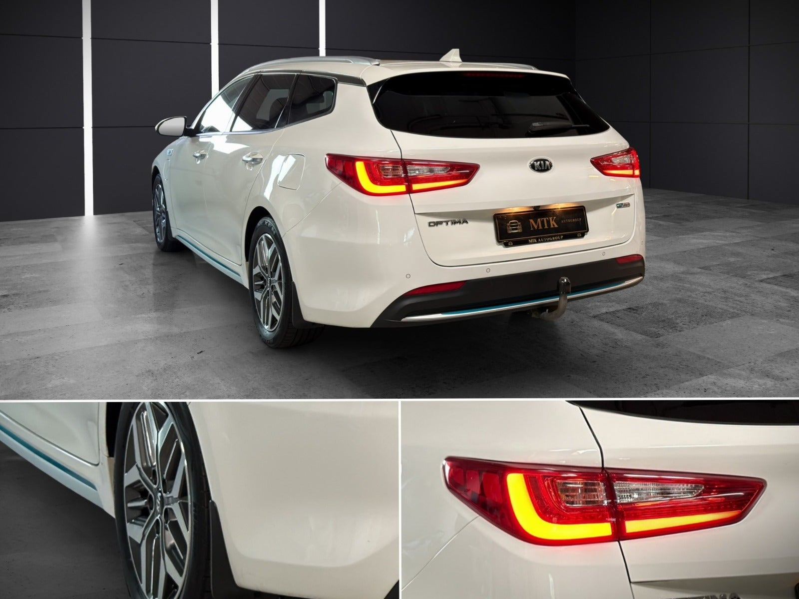 Hvid Kia Optima fra 2020