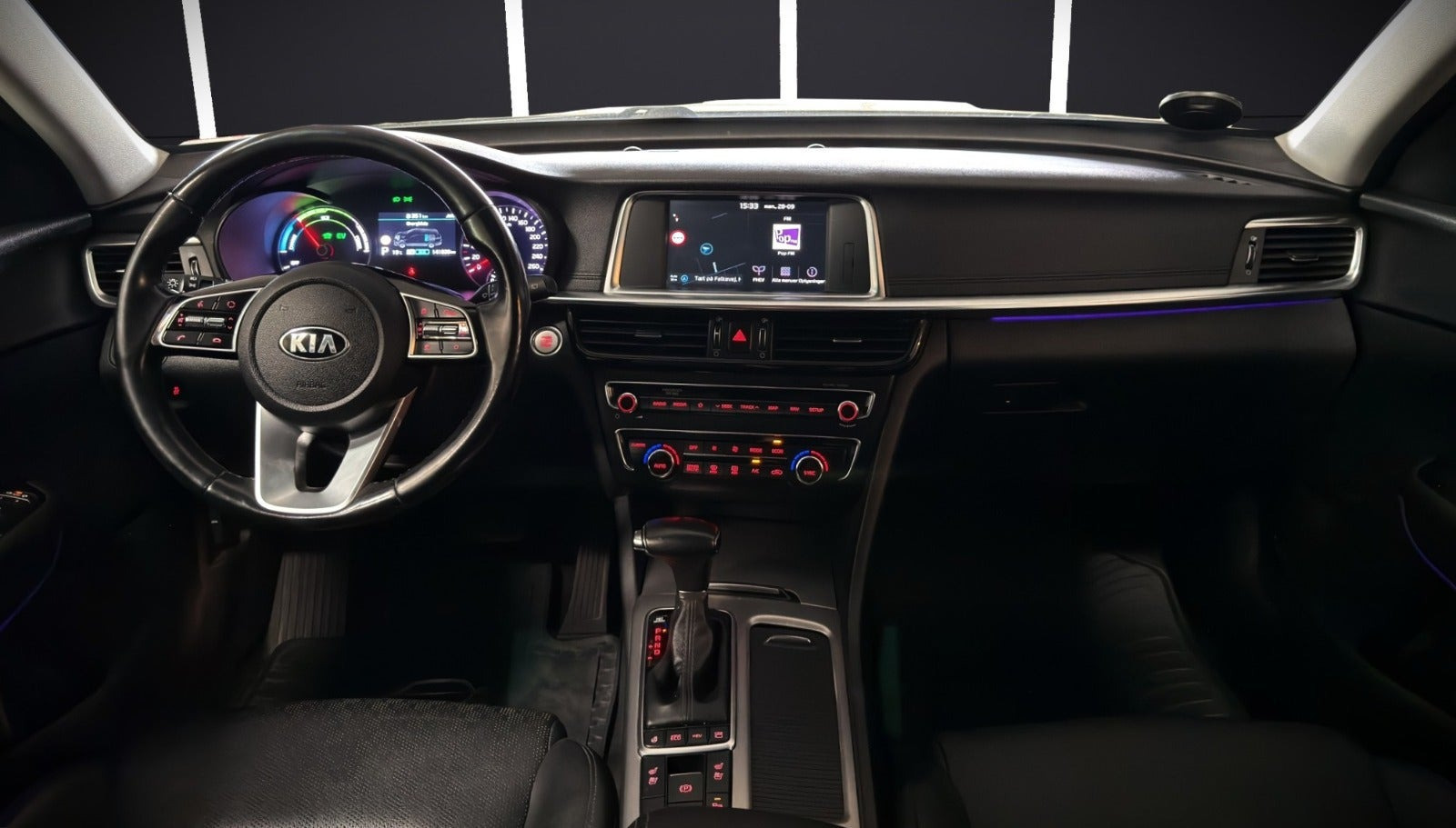Hvid Kia Optima fra 2020