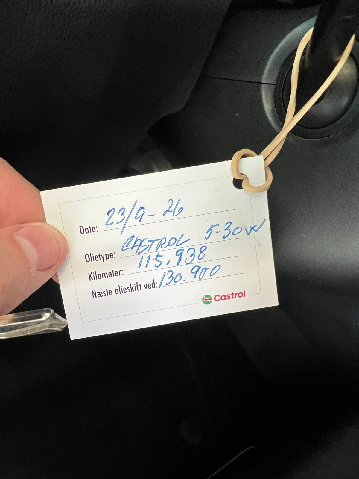 Blå Skoda Rapid fra 2019